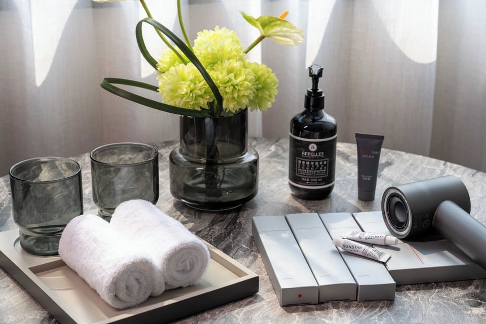 Basic Single Room, City View | Bathroom amenities | Shower, hair dryer, slippers, towels