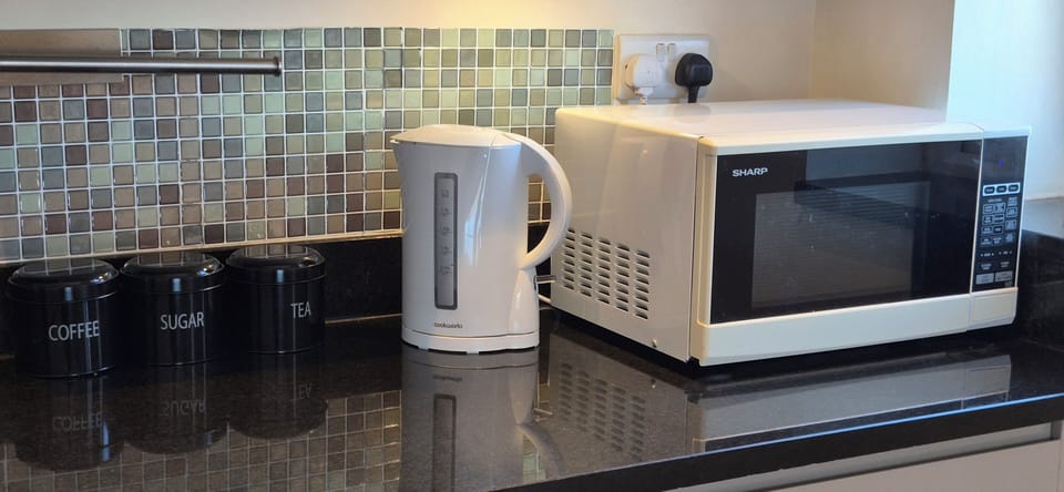 tea coffee and microwave 