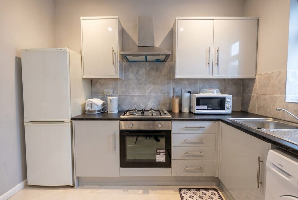 A fully equipped kitchen with all the appliances needed to prepare meals during your stay.