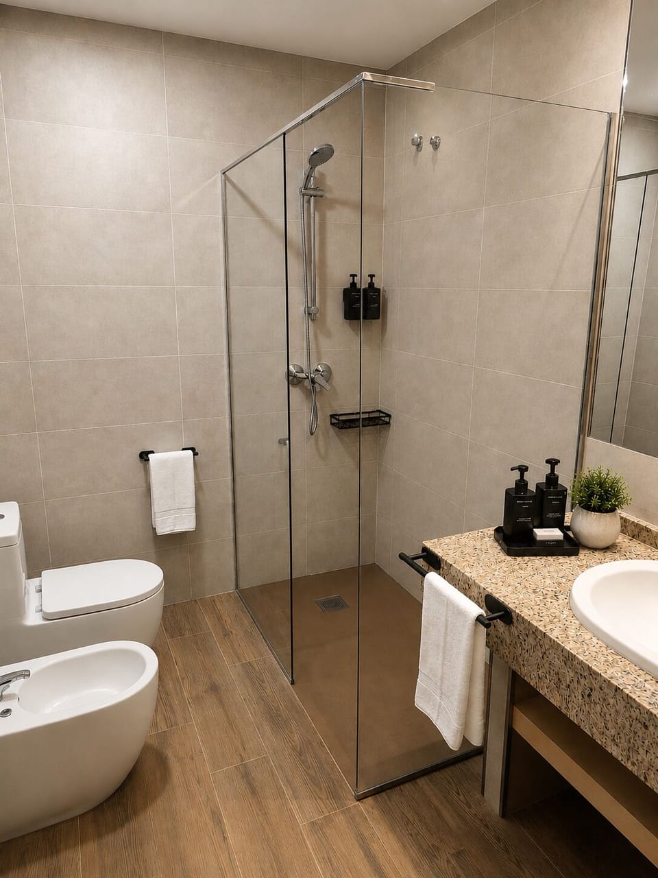 Soap, toilet paper