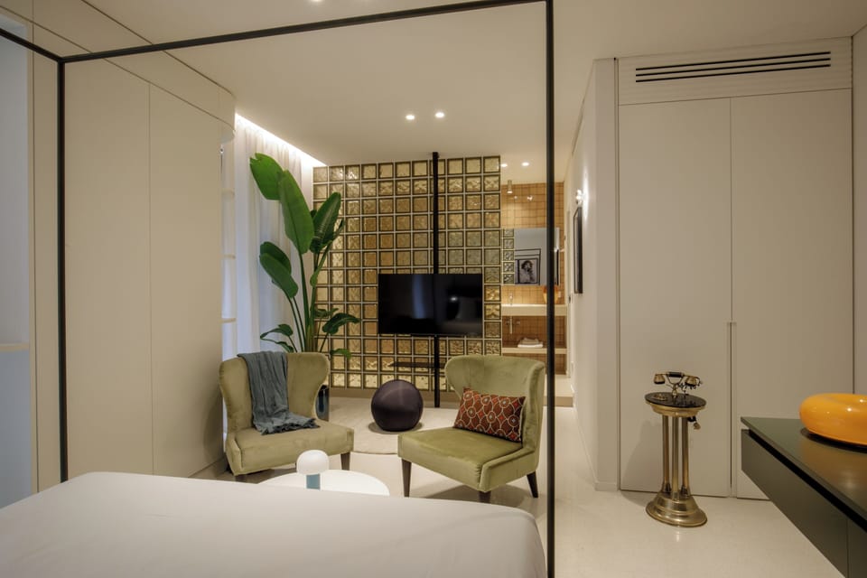 Standard Double Room, Courtyard View | Desk, laptop workspace, soundproofing, iron/ironing board