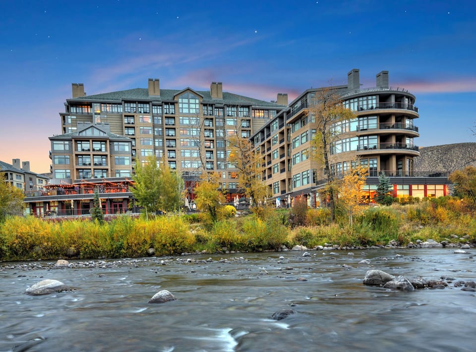 Views of the Westin Riverfront Resort.