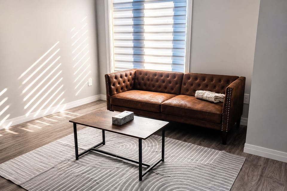 Living Area with TV and couch