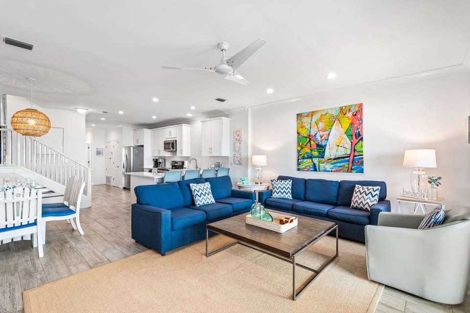 Comfortable living room seating