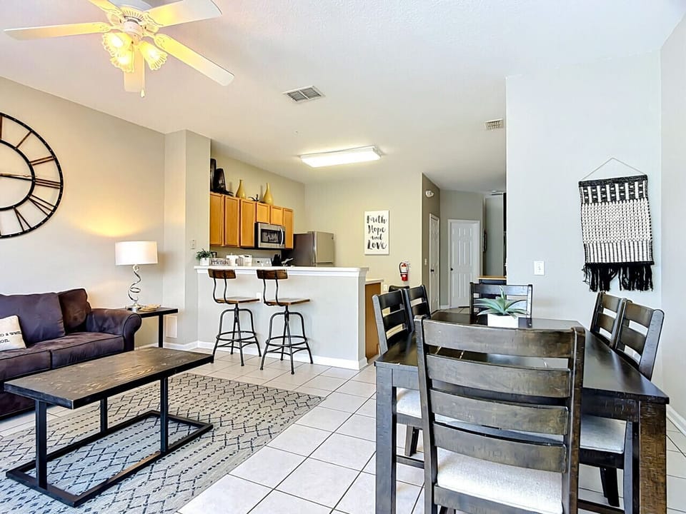 Open-concept living and dining area perfect for relaxing or gathering.