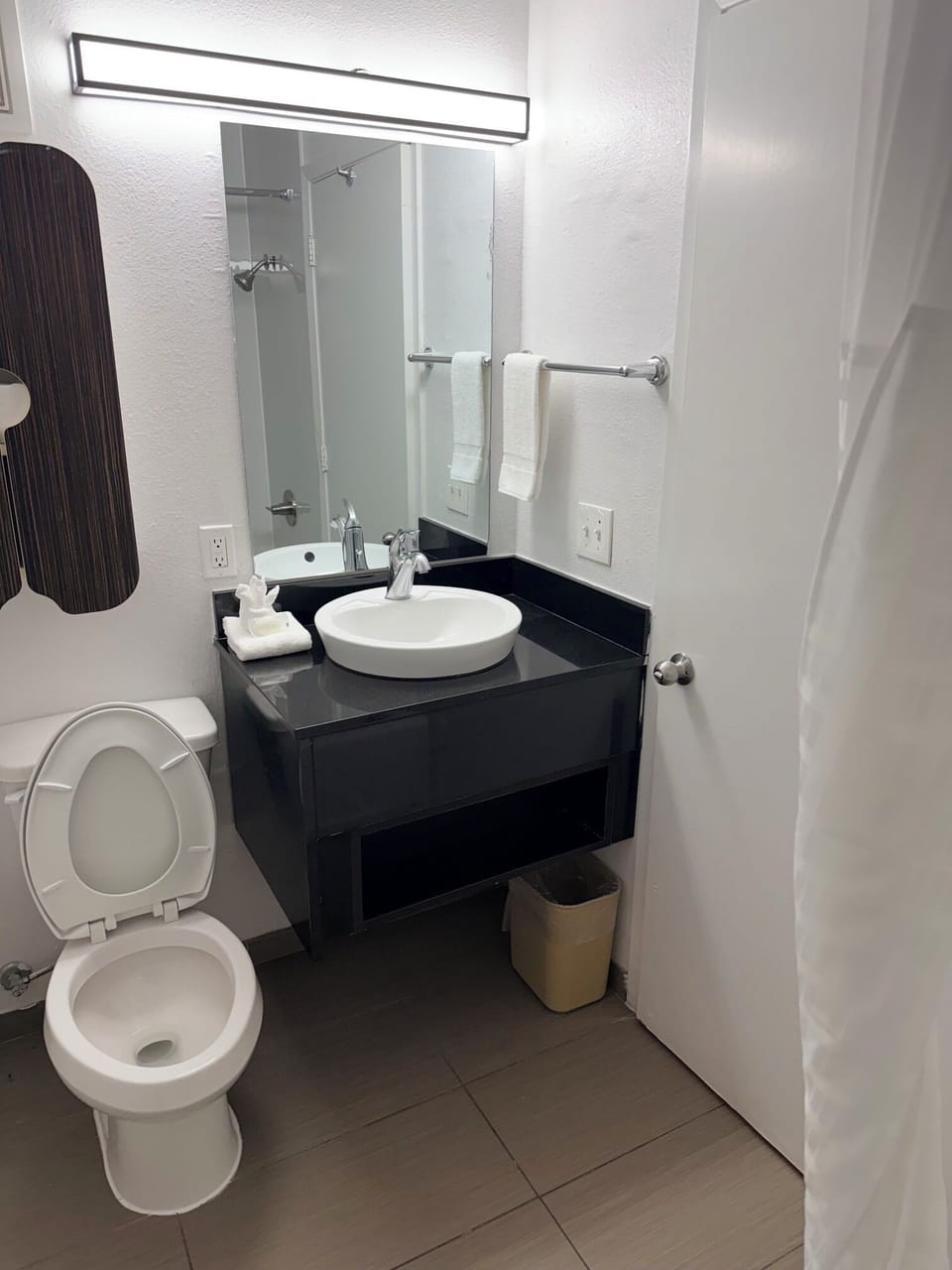 Towels, soap, toilet paper