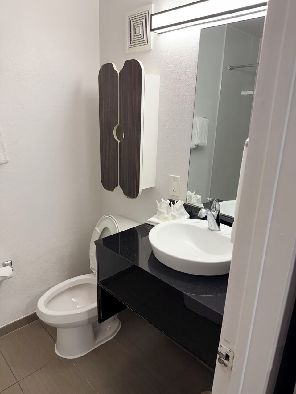 Towels, soap, toilet paper
