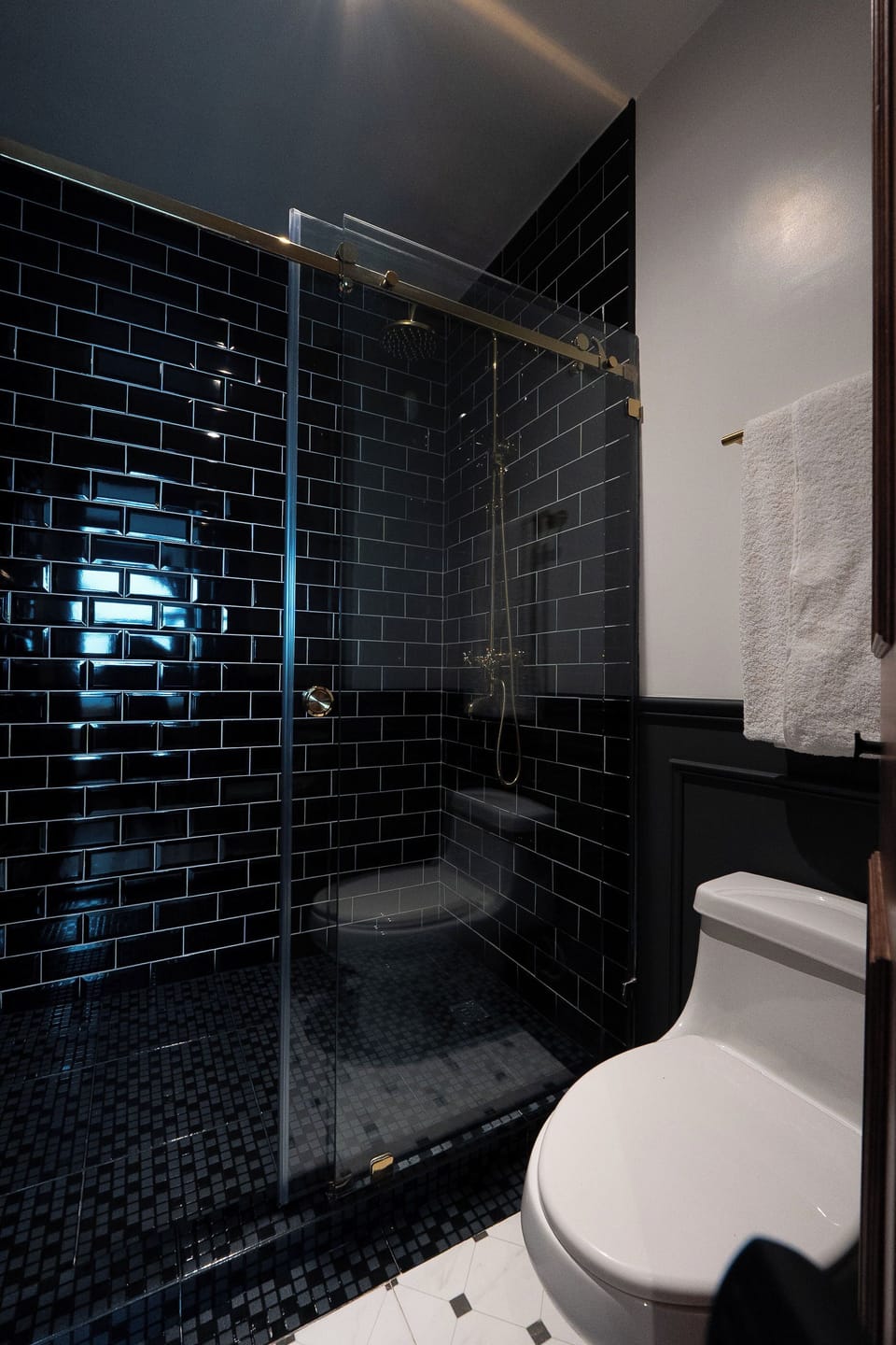Deluxe Suite | Bathroom | Hair dryer, soap, shampoo, toilet paper