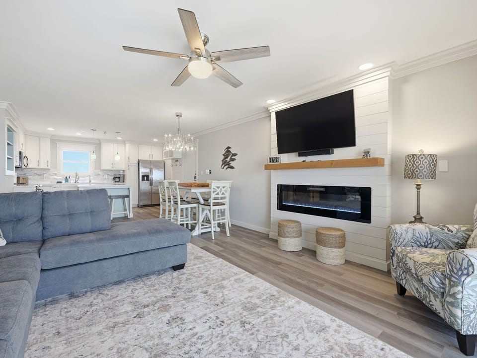 Coastal comfort with modern touches throughout