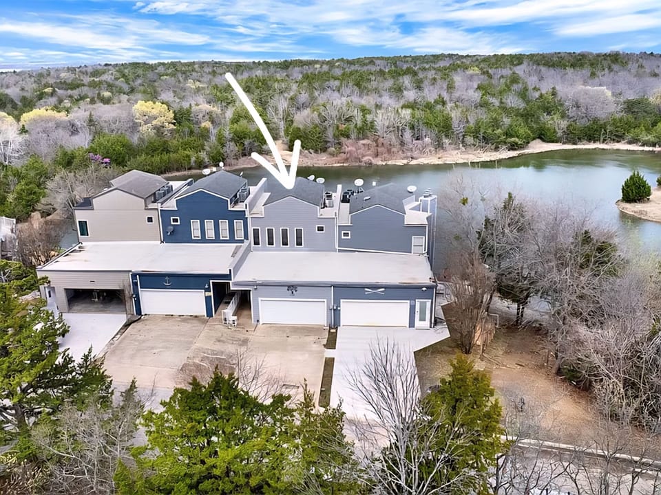 Aerial View of Townhome (Front Side)
