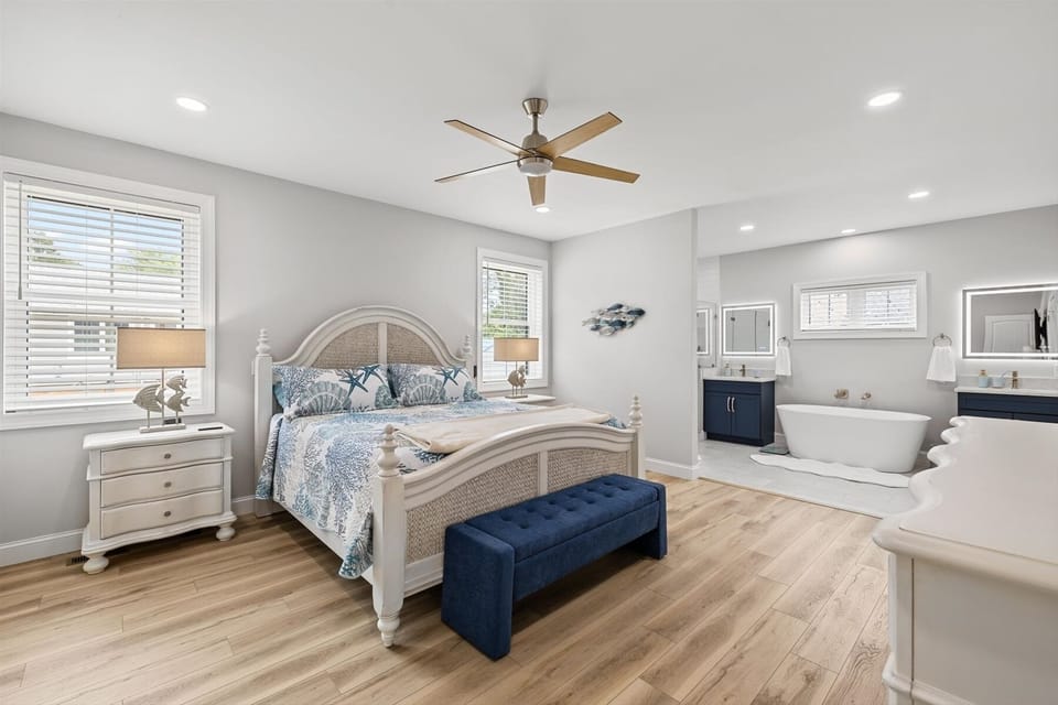 1st Level Primary Suite with King Bed and Stunning Ensuite