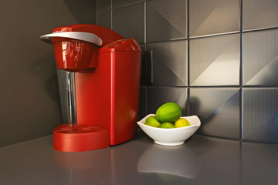 A Keurig and pod starter pack for that morning coffee
