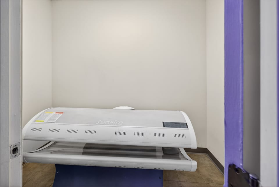 Quiet massage room offering a peaceful space to unwind and recharge