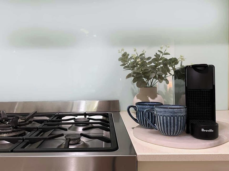 Kitchen with coffee maker
