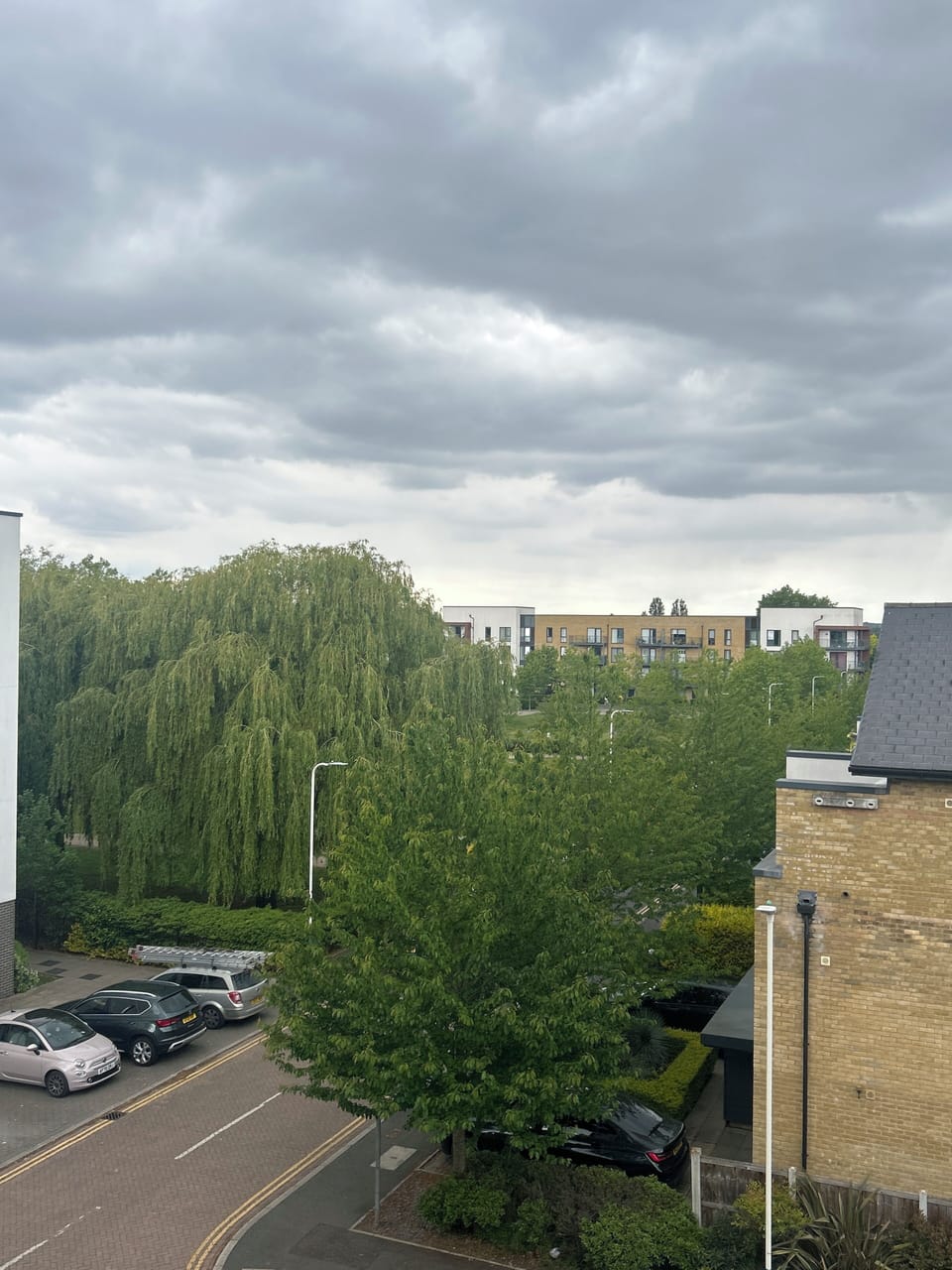 View over looking park from
Balcony 