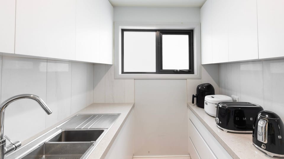 Secondary kitchenette for added convenience