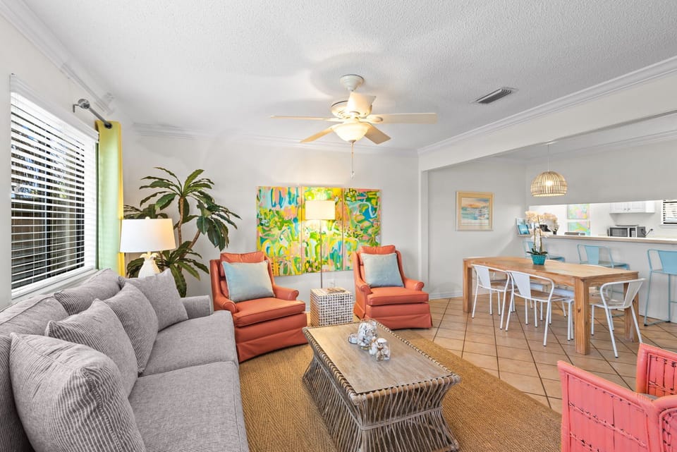 Living room with sleeper sofa