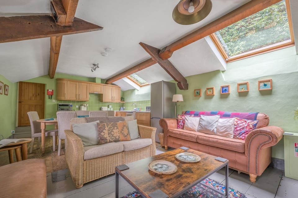 Sitting room in The Lodge at Brantwood