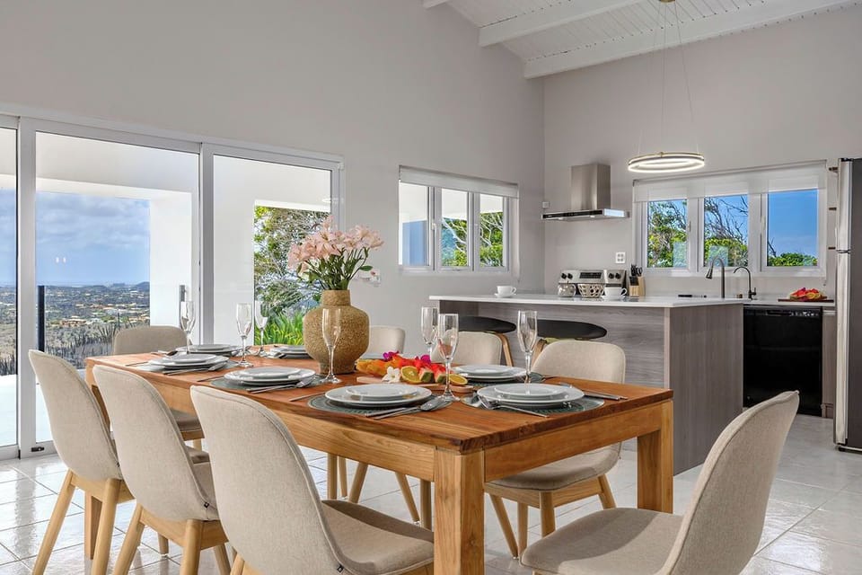 Seamless poolside living with space to lounge, dine, and entertain