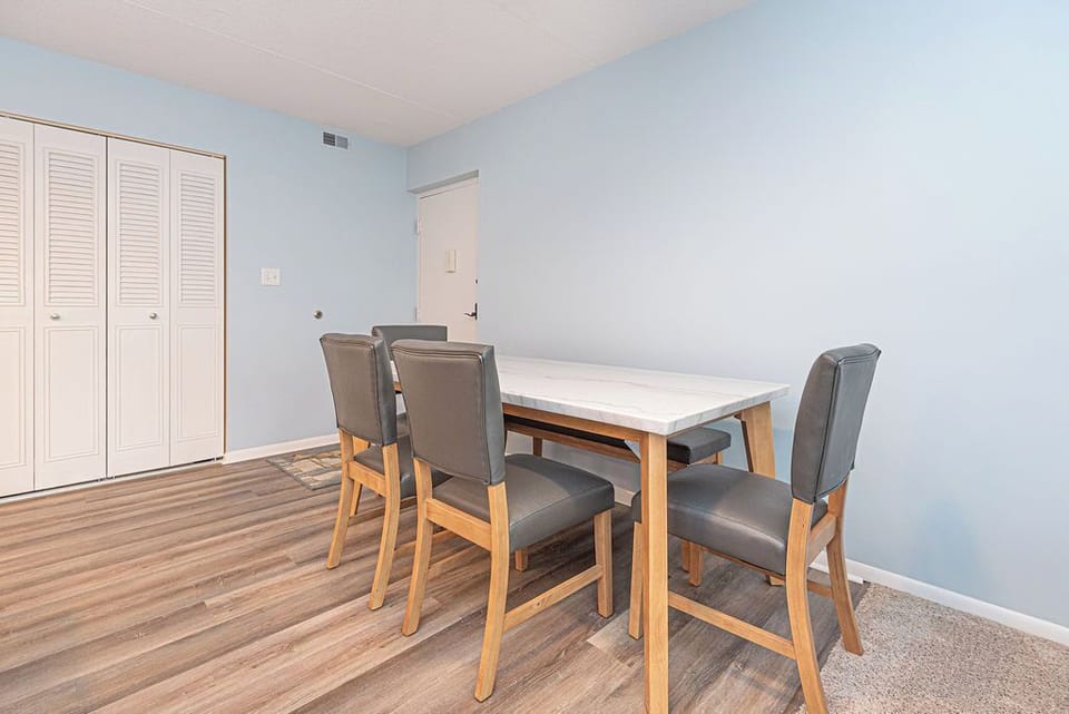 Enjoy a game of cards or a meal together with plenty of room for entire family 