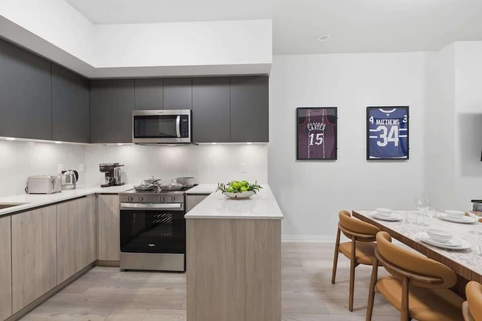 Fully equipped kitchen for everyday meals