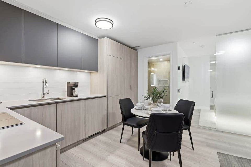 Dining table perfect for group meals