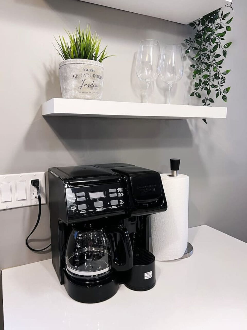 Our kitchen is equipped with all the small appliances you need for a delightful stay.