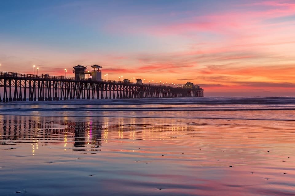 Golden beaches, ocean breezes, and a laid-back vibe—Oceanside is the perfect coastal escape just a 15 minute drive away. ☀️