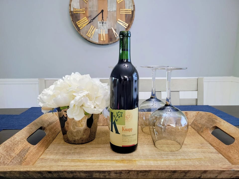 Enjoy local wine