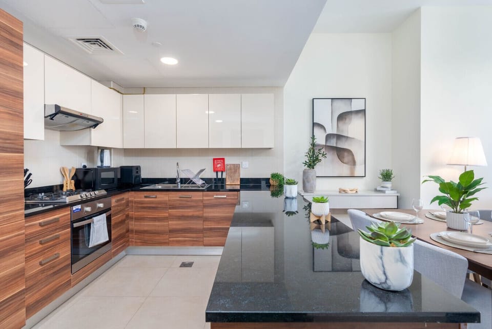 Deluxe Apartment, 1 Bedroom, Kitchen, Sea View | Private kitchen