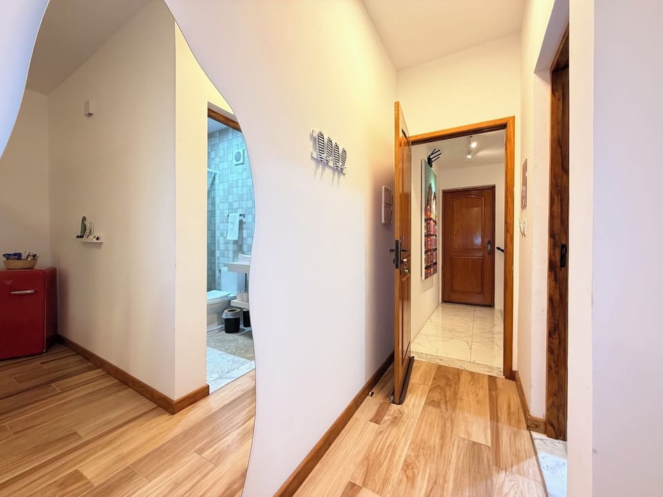 Family Triple Room, Garden View | Bathroom | Shower, towels, soap, shampoo
