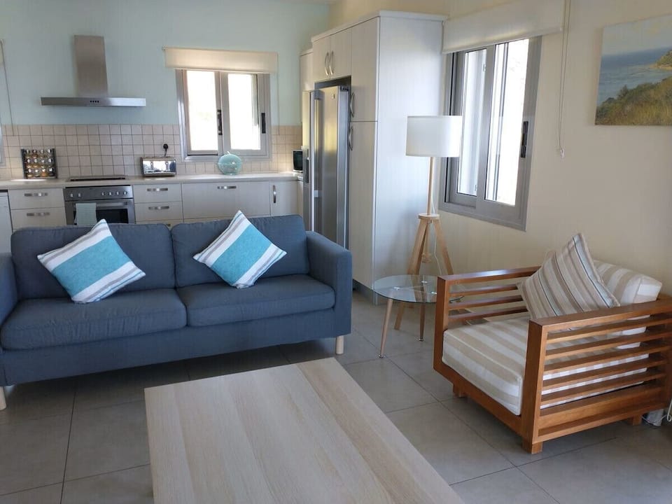 Kitchen and living area