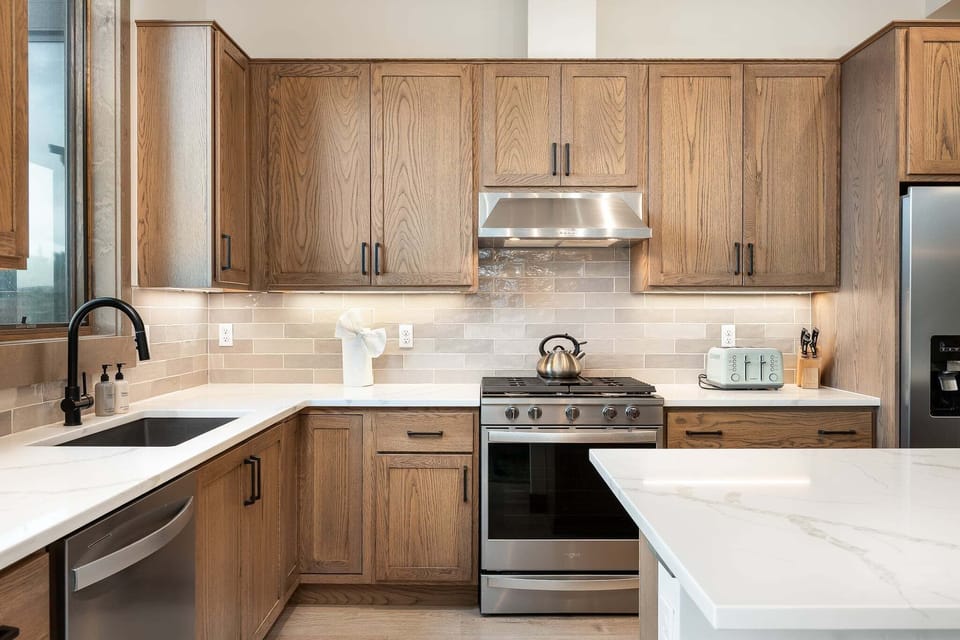 Kitchen with Stainless Steel Appliances