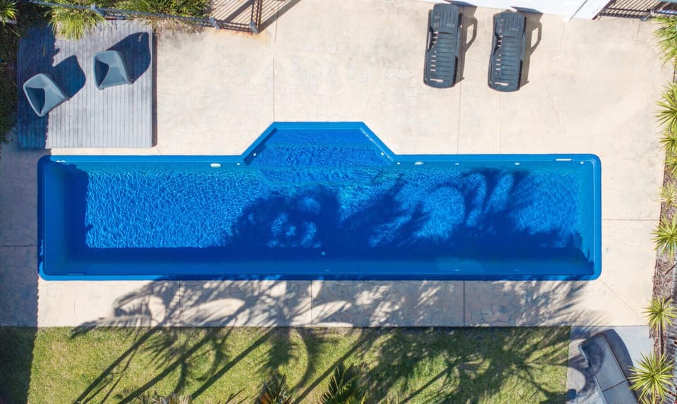 Resort-style pool in the complex — perfect for a hot Coffs Harbour day