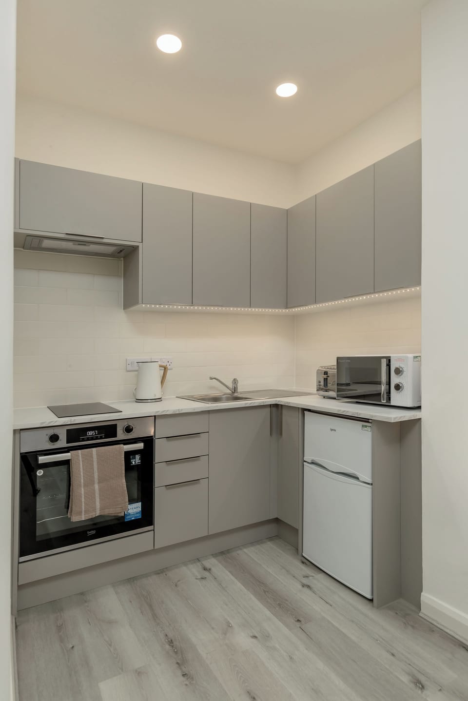 Apartment | Private kitchen | Mini-fridge, microwave, oven, stovetop