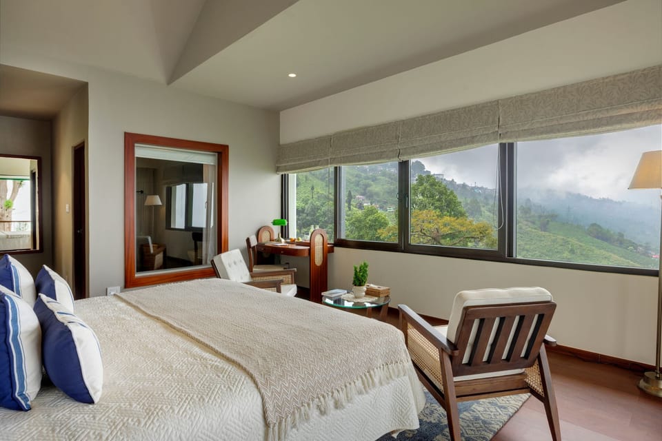 Valley View Room with Balcony | In-room safe, iron/ironing board (on request), WiFi (free), bed sheets