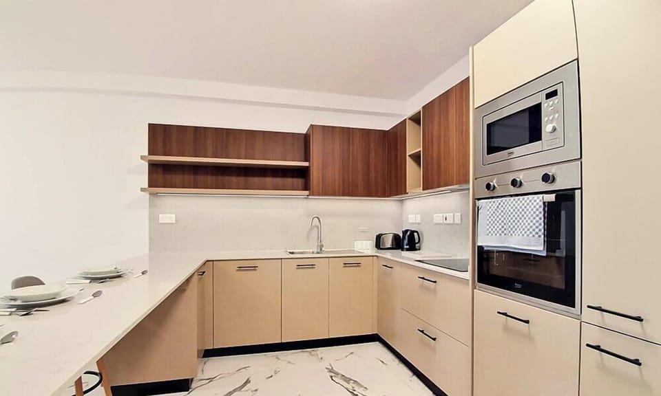 Dining and kitchen area