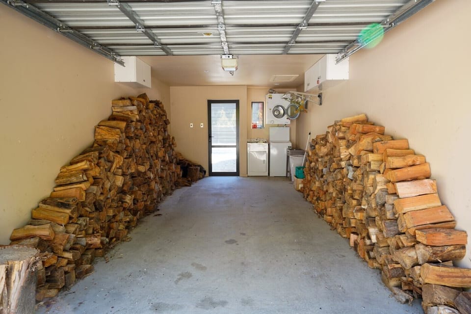 help yourself with fire wood and store your winter gear or bikes in the summer
