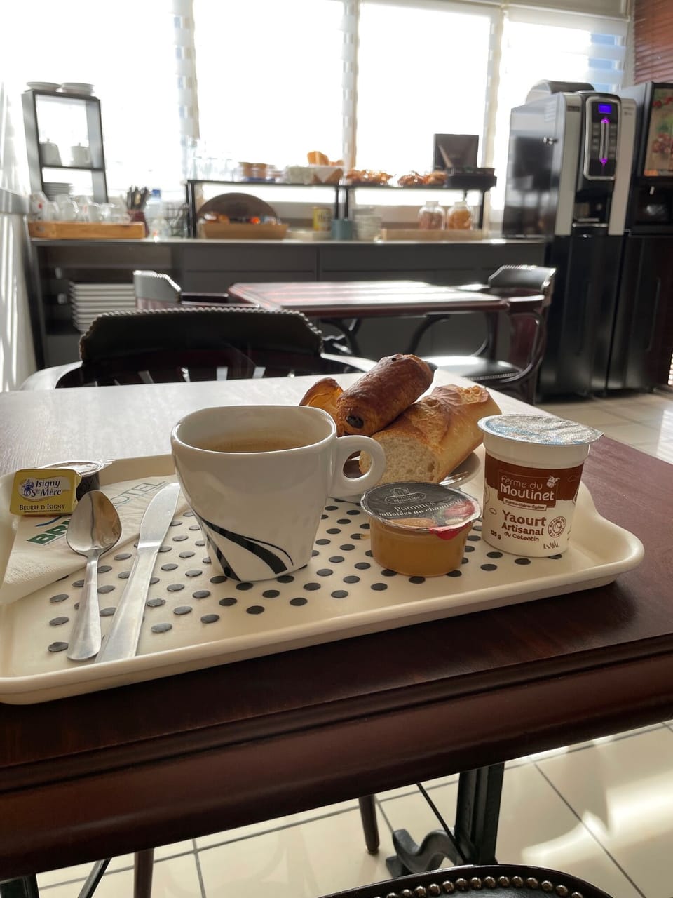 Daily continental breakfast for a fee