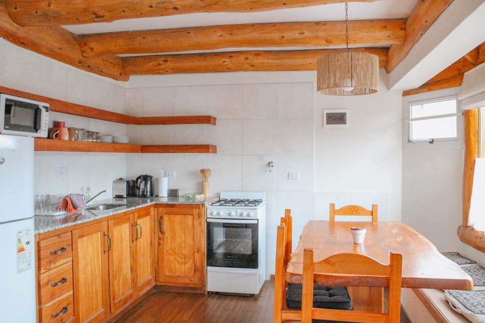 Apartment | Private kitchen | Full-size fridge, microwave, oven, stovetop