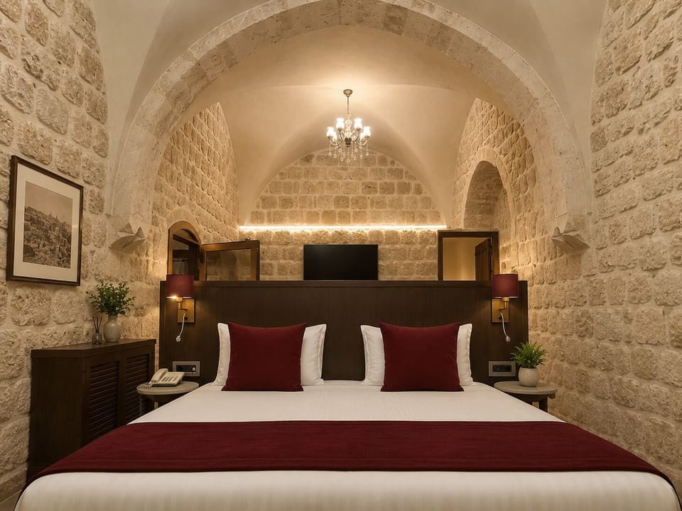 Deluxe Double Room | In-room safe, desk, laptop workspace, blackout drapes
