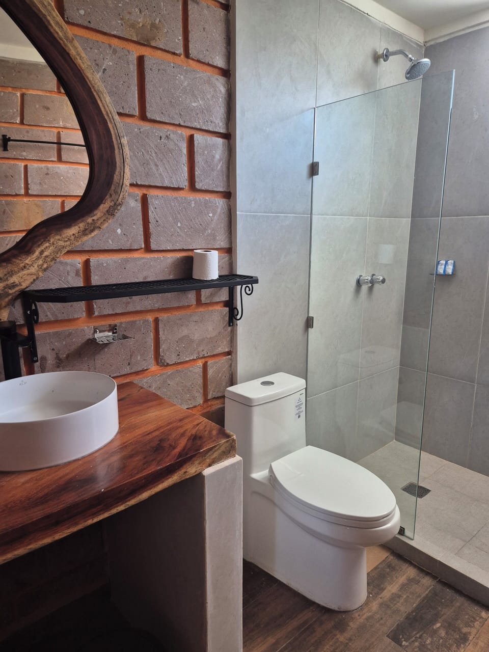 Comfort Triple Room, Balcony | Bathroom | Shower, towels, soap, shampoo