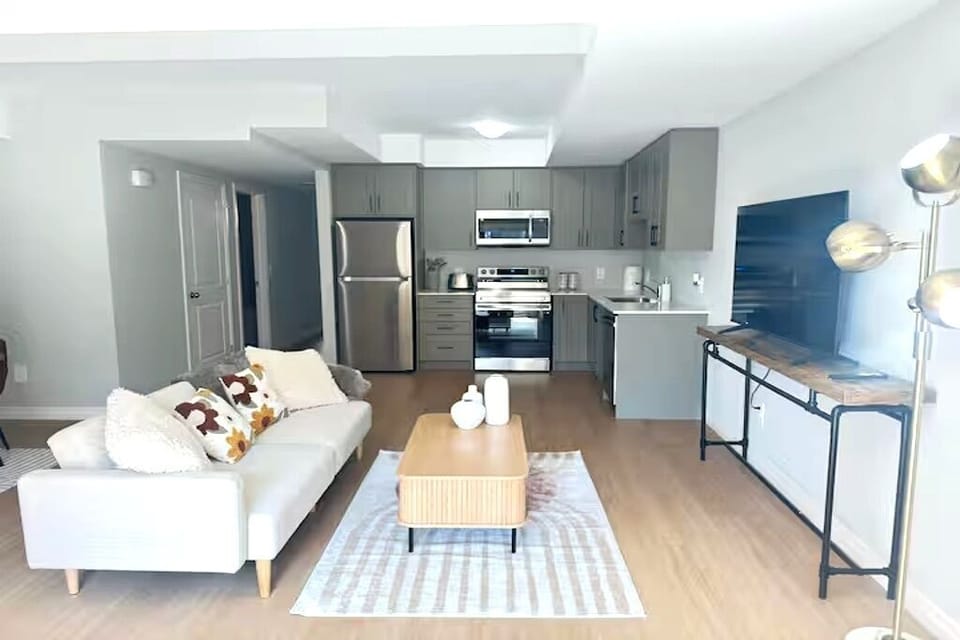 Living Area And Kitchen Area