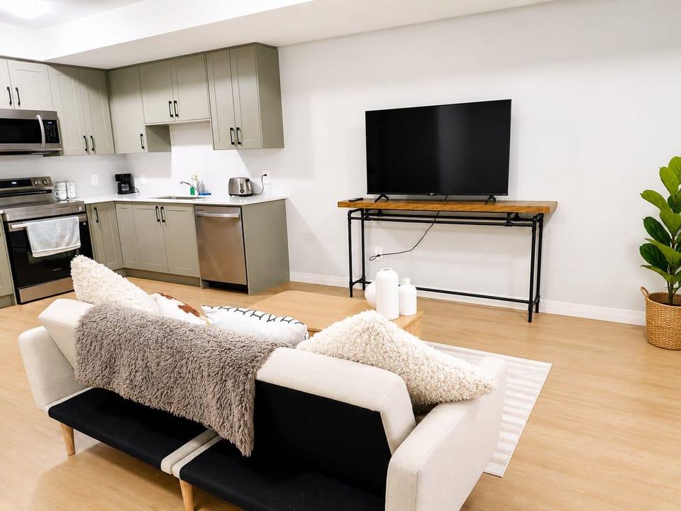 Living area with TV and Couch