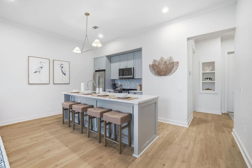 Fully stocked kitchen for easy meals