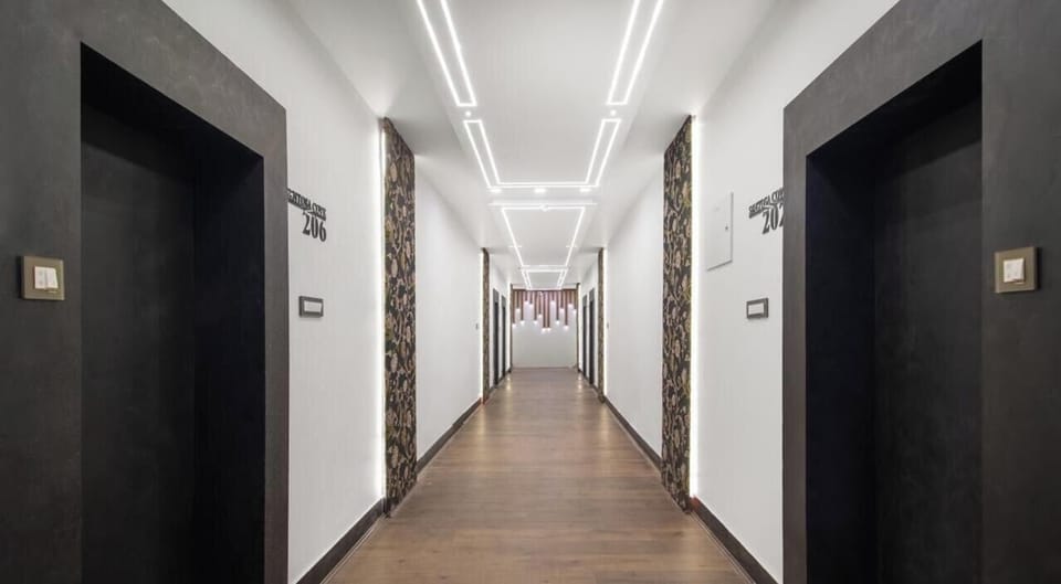 Interior entrance