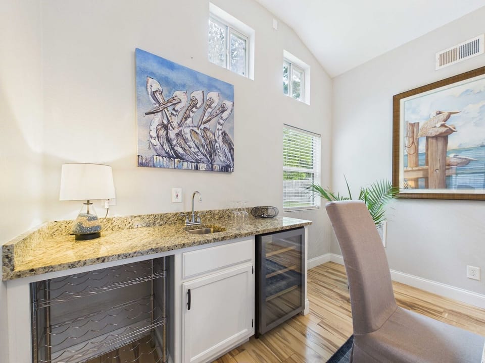Wet bar & wine chiller