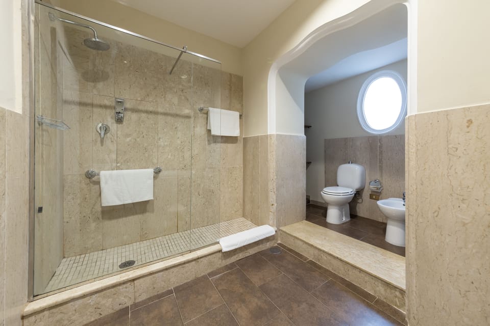 Superior Double Room | Bathroom | Shower, free toiletries, hair dryer, bidet
