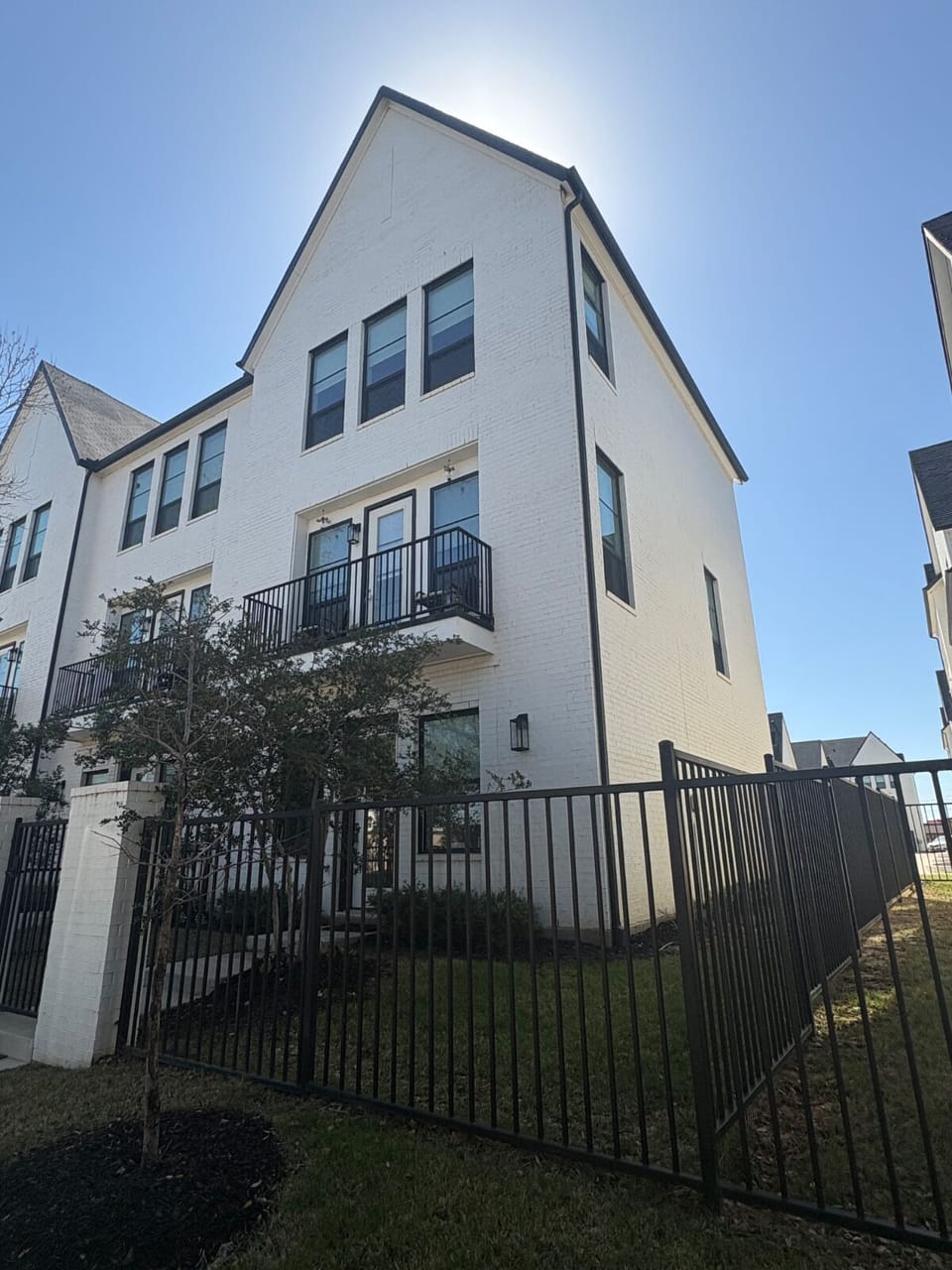 Front of the townhome