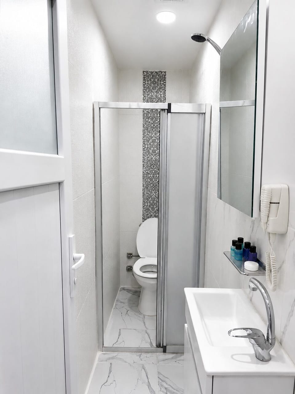 Free toiletries, hair dryer, slippers, soap